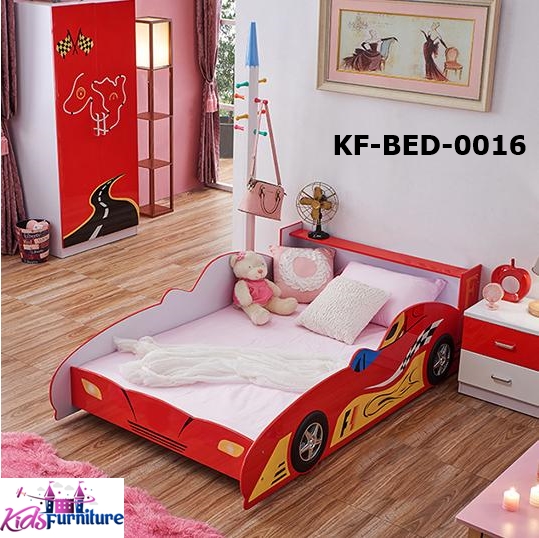 Car Bed for boys-KF-BED-016 - Kids Furniture